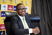 Safa CEO Tebogo Motlanthe during a press conference at Safa House on January 13, 2023 .