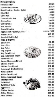 Hotel Mauli menu 6