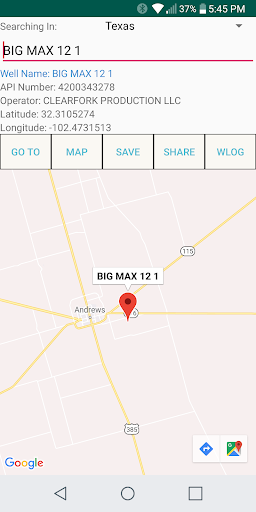 Screenshot Go To Well