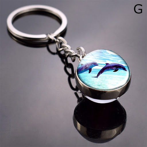 Title 18, Turtle Shell Starfish Funny Animal Glass Ball K...