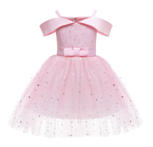 Nouvelle robe de princesse Aisha pour enfants européens et américains. Vêtement enfant adorable, parfait pour les petites filles, confort et élégance!