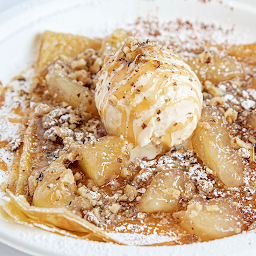 Caramel Apple Crepe