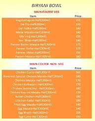 Biryani Bowl menu 2