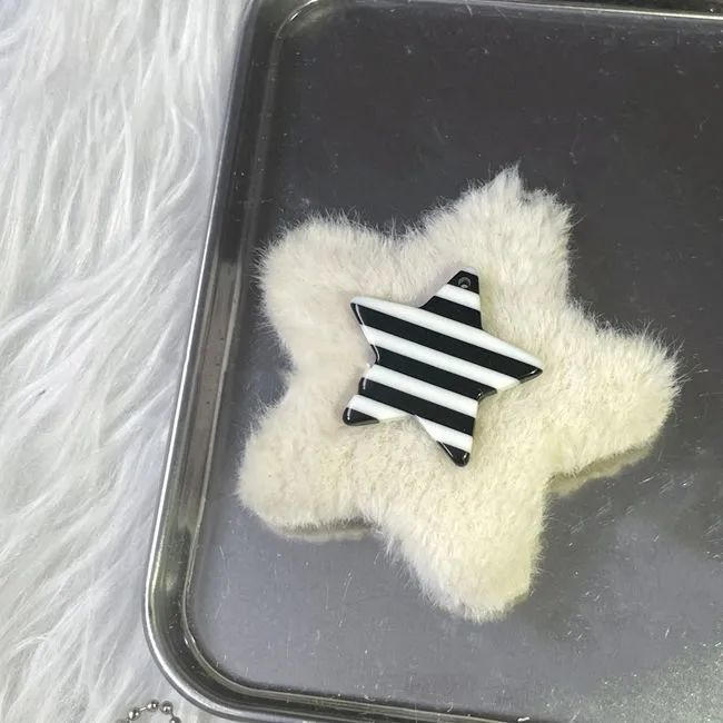 Title 8, Barrette Big Flurry Sparkle Stripe Noir Bleu Ro...