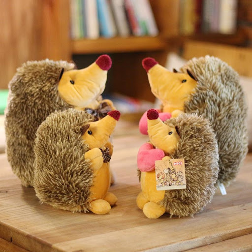 Title 5, Lovers Hedgehog Plush With Cute Little Hedgehog...