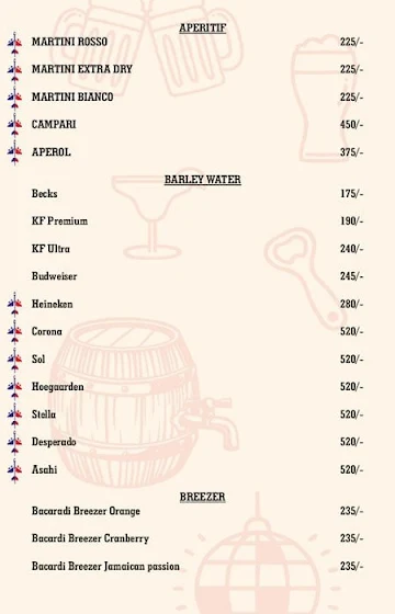 Jetlag menu 