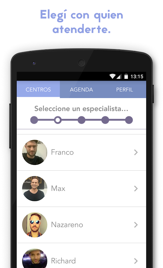   ReservaTurno: captura de pantalla 
