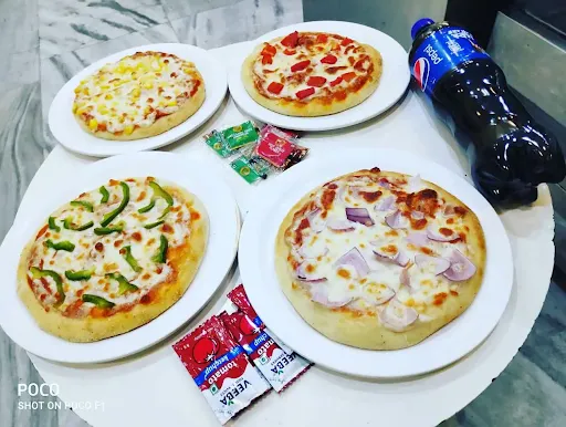 3 Pizza Set Combo Cheese Paneer