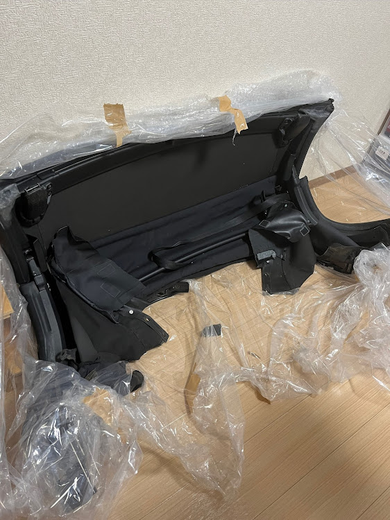 ビートのリアスクリーン交換・ガラス化・MR-S・DIYに関するカスタム事例の投稿画像2枚目