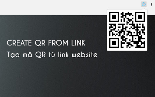 Tạo mã QR Code cho Google Chrome