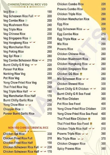 Raju's Kitchen menu 