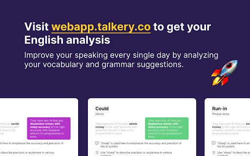 Talkery: AI analyser