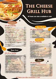 The Cheese Grill Hub menu 1