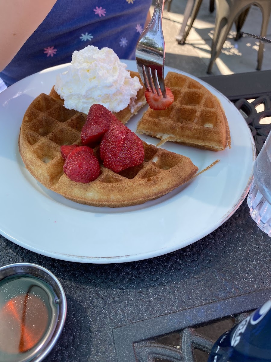 Strawberry waffle