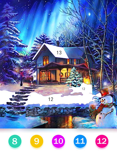 Paint by number - Relax Coloring Book for Free screenshots 10