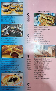 Public Cafe menu 2