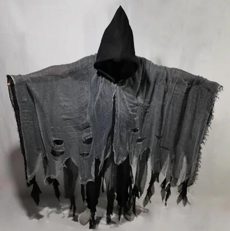 Title 3, Halloween Zombie Cape met Schedel Print en Eng ...