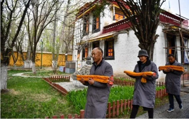 Tibetanski majstor restaurira knjige od palminog lista da sačuva stare tekstove