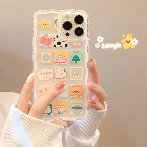 Title 2, Transparent wave edge drop-resistant mobile pho...