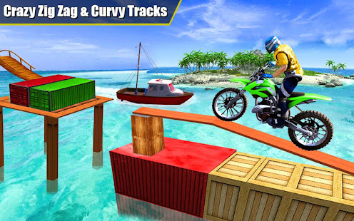 Bicicletas locas en el aire rampas 3d 1.0 APK + Mod (Free purchase) for Android