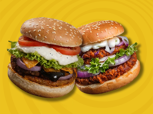 Crunchy Supreme Chicken + Chicken Crispy Burger