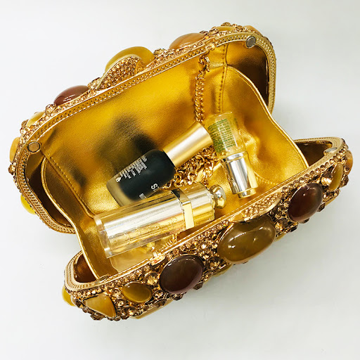 Title 7, Handmade Womens Dinner Party Diamond-Encased C...