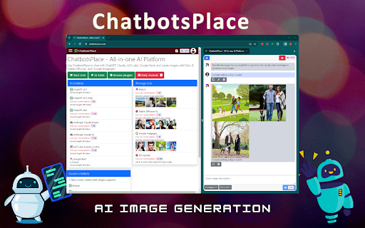 ChatbotsPlace - ChatGPT on the sidebar