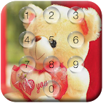 Cover Image of डाउनलोड Teddy Bear Pin Lock Screen 3.1 APK