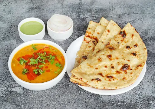 Yellow Dal + 2 Roti + Salad