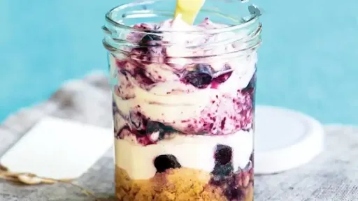 Blueberry Cheese Cake In Jar [1 Piece]