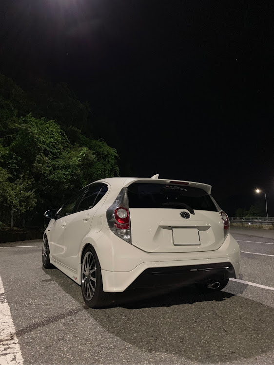 アクアの夜のSA・夜でも暑い😵・ヘルペスが😱に関するカスタム事例の投稿画像2枚目