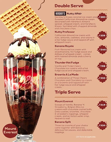 Baskin Robbins - Ice Cream Desserts menu 
