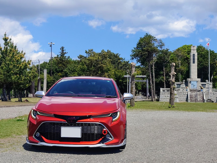 カローラスポーツの鶴谷八幡宮・那古寺・大福寺崖観音・道の駅保田小学校・新緑コラボに関するカスタム事例の投稿画像2枚目