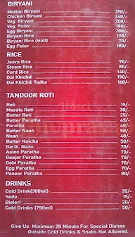 Shivprasad Dhaba menu 5