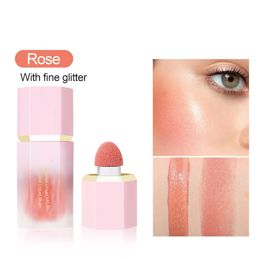 Title 4, Liquid Powder Blusher Ruddy and Expansive Color...