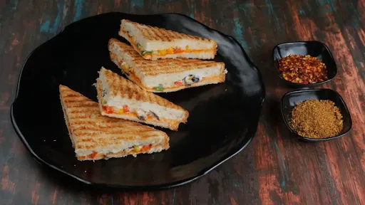 Corn N Chilli Garlic Grilled Sandwich