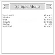 Shankar Sweets menu 1