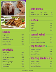 The Food Corner menu 1