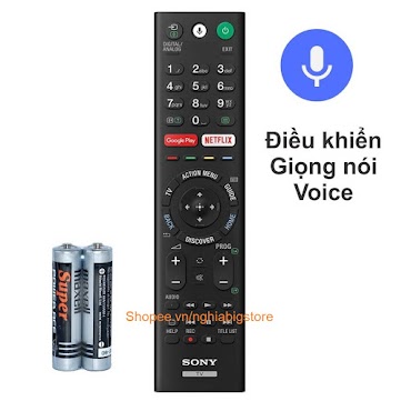 Remote Điều Khiển Tivi Sony Nhận Giọng Nói, Internet Smart Tv Rmf - Tx200P