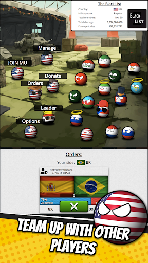 Screenshot e-Sim Countryball Be President