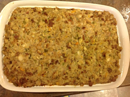 SOUR DOUGH RAISIN & APPLE STUFFING