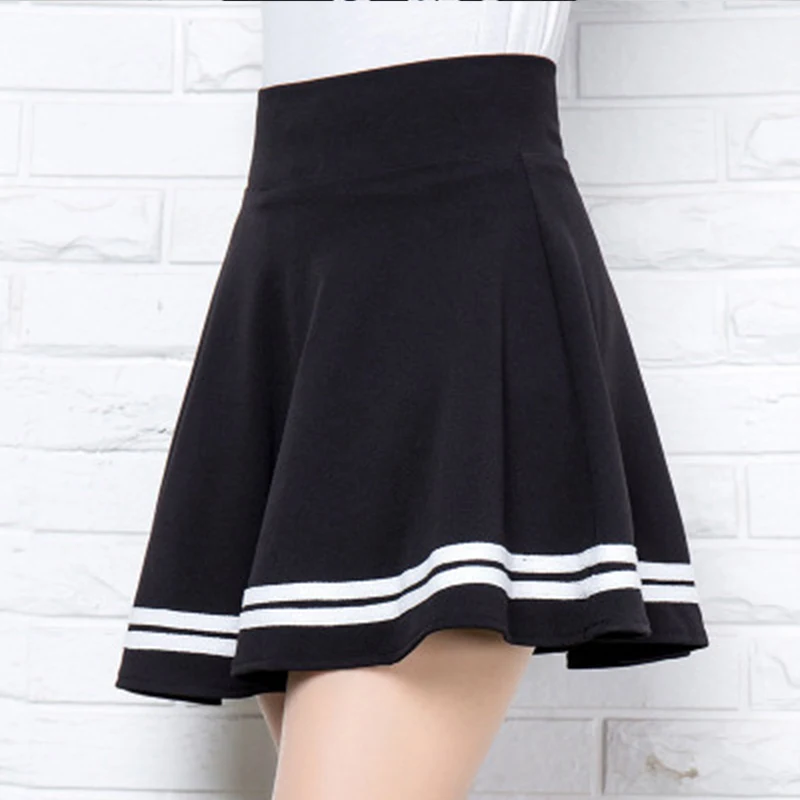 Title 10, New High-Waisted Half-Length Student Skirt, Win...