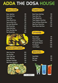 Adda The Dosa House menu 1