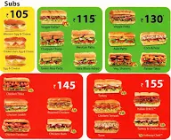 Subway menu 1