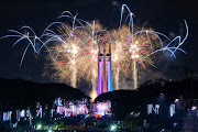 Fireworks explode over Quezon Memorial Circle to usher in 2022 in Quezon city, Metro Manila, Philippines. The Philippines reported nearly 3,000 Covid-19 cases on the last day of the year, the highest daily count in two months. 