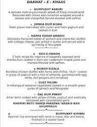 Dum Pukht - ITC Sonar menu 4