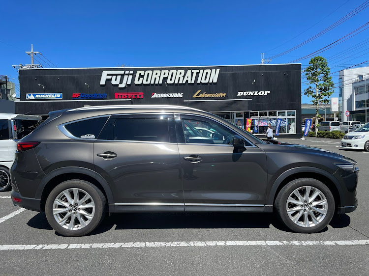 CX-8の真横・新品ホイール・フジ・コーポレーション・流行りに便乗に関するカスタム事例の投稿画像3枚目