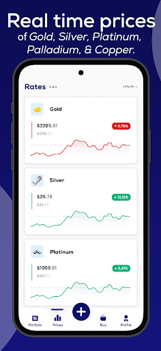 Screenshot GoldFolio
