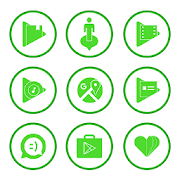 Green On White Icons By Arjun Arora