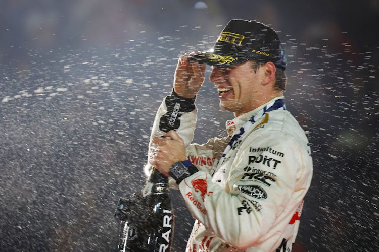 The triumph on a spectacular night in Sin City was the 53rd of Verstappen's career, and sixth in a row, and came after a five-second penalty for forcing Ferrari's Charles Leclerc off track at the start and then a collision with Mercedes' George Russell.